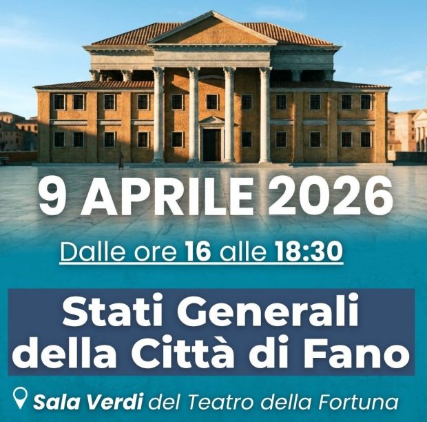 Giovedì gli Stati Generali della città di Fano per disegnare il futuro all’insegna di Vitruvio