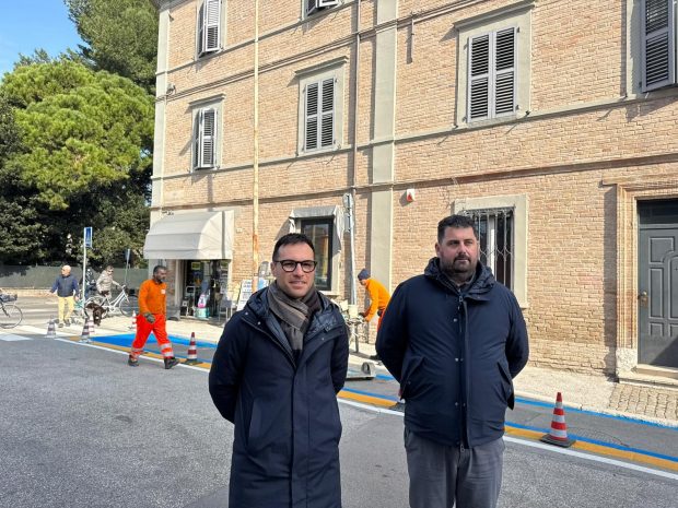 Fano, via Palazzi: al via i lavori per la messa in sicurezza della ciclabile