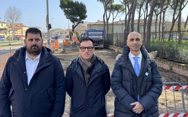 Fano, partiti i lavori anche su via Montegrappa