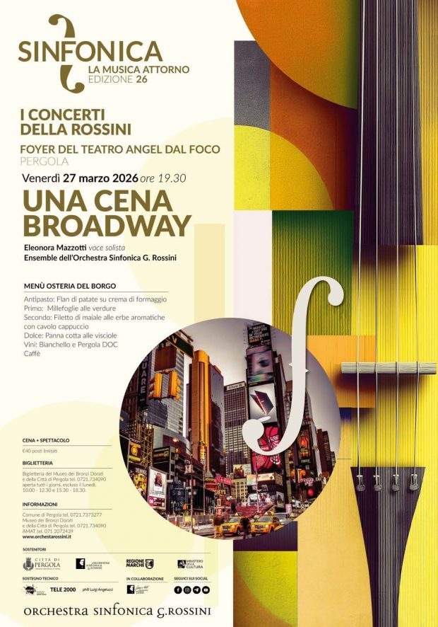 Al teatro di Pergola “Una cena a Broadway”