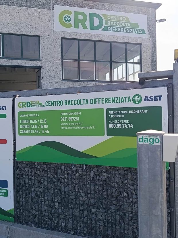 Chiusura temporanea del Centro di Raccolta Differenziata di Colli al Metauro per installazione sistema di controllo degli accessi