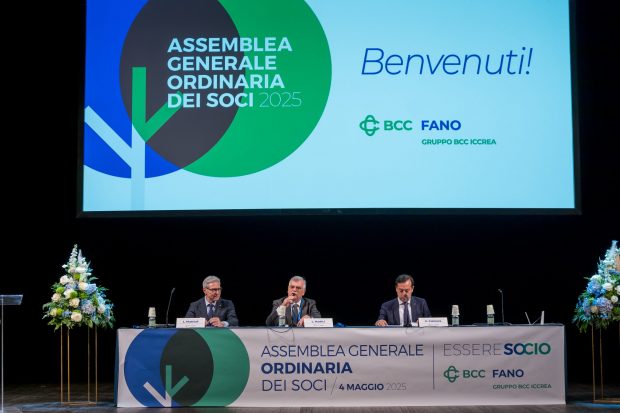 Soci BCC Fano riuniti in assemblea. Appuntamento il 26 aprile al Teatro della Fortuna