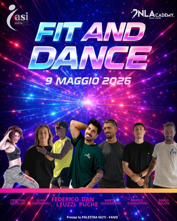 FIT and DANCE: torna a Fano il 9 maggio l’evento che unisce fitness e musica