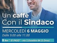 Fano: “Caffè con il Sindaco”, dopo il successo del primo appuntamento, torna il 6 maggio a Sant’Orso