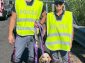 La polizia stradale di Fano salva un cane da caccia smarrito in autostrada