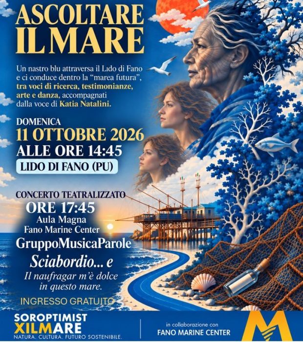 Domenica 11 ottobre Soroptimist Club Fano protagonista con l’evento “Ascoltare il mare”